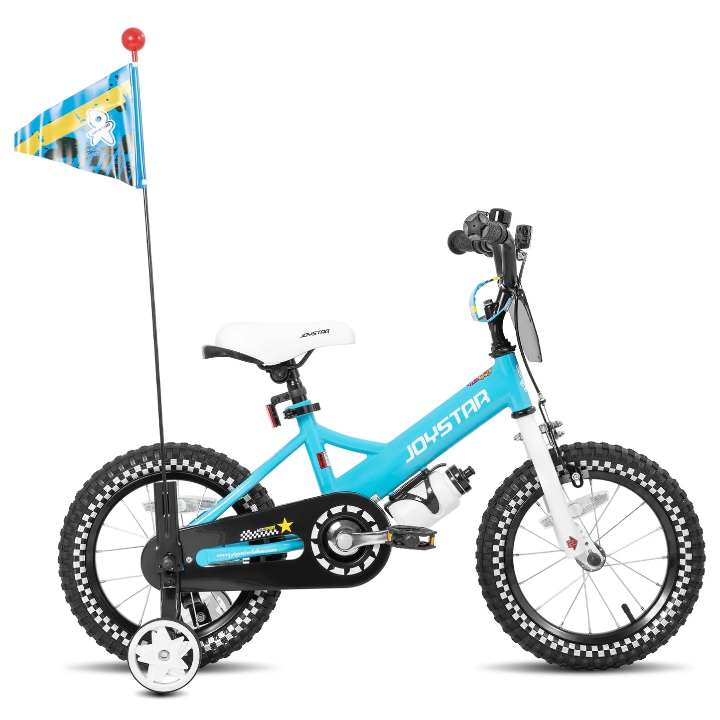 JOYSTAR Little Daisy Kids Bike for Girls & Boys | Doll Seat & Streamers | Ages 2–7 | Kids Rider
