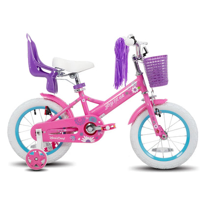 JOYSTAR Little Daisy Kids Bike for Girls & Boys | Doll Seat & Streamers | Ages 2–7 | Kids Rider