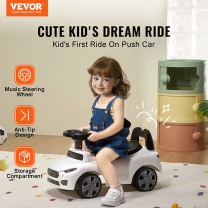 SucceBuy Kids Ride-On Push Car for Toddlers with Music & Steering | Kids Rider(Age 1 to 3 Yeras)