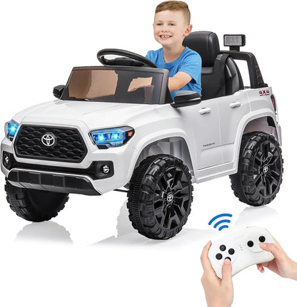 12V Toyota Kids Ride-On Truck w/ Remote, LED & 3 Speeds