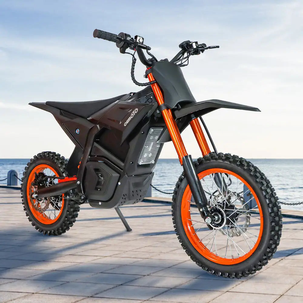 48V - 3000W Electric Dirt Bike | Off-Road Mountain E-Bike w/ Hydraulic Brakes for 12+ Ages