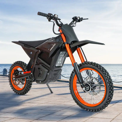 48V - 3000W Electric Dirt Bike | Off-Road Mountain E-Bike w/ Hydraulic Brakes for 12+ Ages
