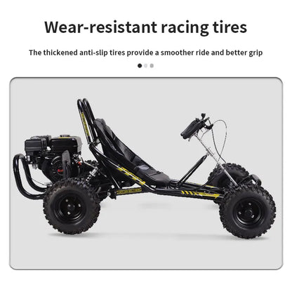 196cc Adult High-Speed Go Kart | 6.5HP Off-Road Go Kart for Adults | Off-Road Adventure