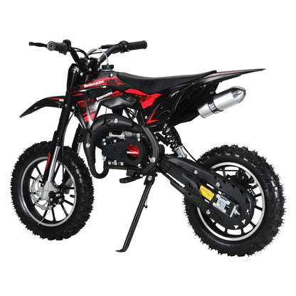 49cc Mini Kids Dirt Bike 2-Stroke Gas Motorcycle W/ Off-Rode Tire Up To 25 MPH