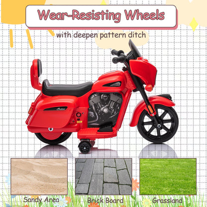 6V Kids Electric Motorcycle w/Long Battery Life & Training Wheels | Best Gift for Toddlers