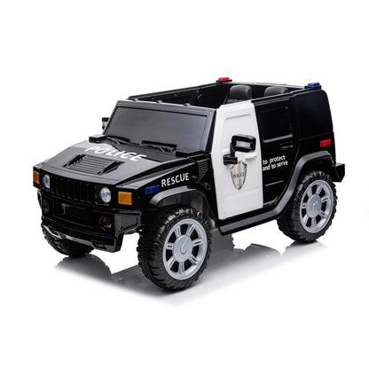 12V 4WD Kids Ride-On Car w/ Remote, Leather Seat & LED | 1-Seater