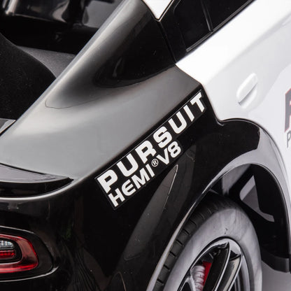 🚔 Dodge Charger 12V Kids Ride-On Police Car w/ Remote & Lights