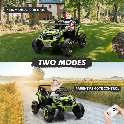 24V 4WD 2-Seater Kids Ride-On UTV W/ Parent Remote Control(Age: 3 to 10Y)