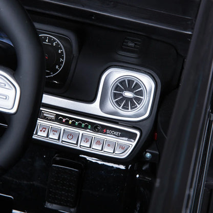 12V Mercedes-AMG White Kids Ride-On Car w/ Remote & Suspension