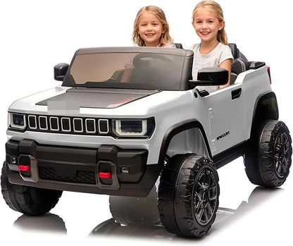Licensed 24V Kids Ride-On Truck | 2-Seater Electric Truck for Big Kids (4–10 Years)