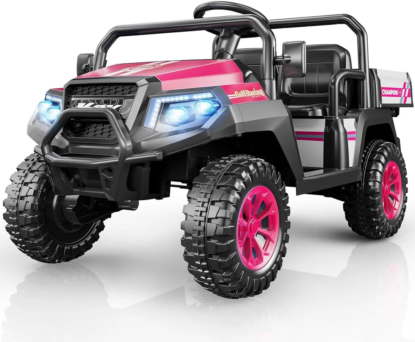 24V 4-Wheel Drive 2-Seater Kids UTV with Remote(Robust Metal Body) | Kids Rider (Age- 3 to 10 Years Kids)