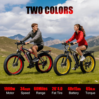 EOEOTWO Heavy-Duty E-Bike | 400 lbs Capacity | 65Nm Torque, 5 Riding Modes | Kids Rider