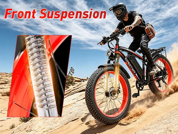 EOEOTWO Heavy-Duty E-Bike | 400 lbs Capacity | 65Nm Torque, 5 Riding Modes | Kids Rider