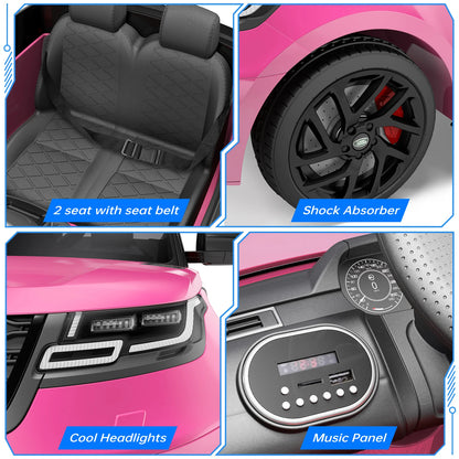 Range Rover Velar 12V 2-Seater Kids Ride-On Car w/ Remote & MP3
