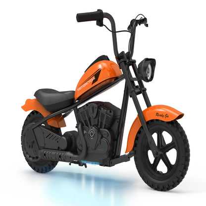 24V Electric Dirt Bike for Kids | 250W Motor | LED Lights with Leather Seats | Electric Motorcycle for Kids