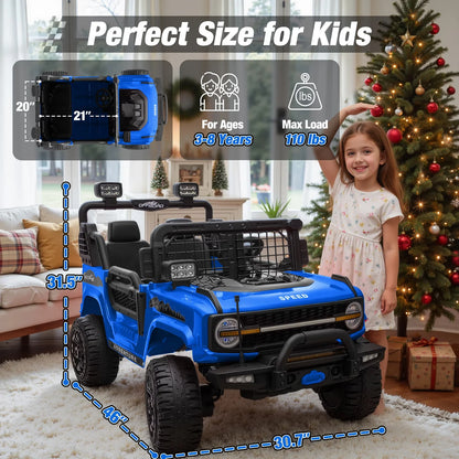 24V 2 Seater Kids Electric Ride On Off-Road Truck | Kids Rider