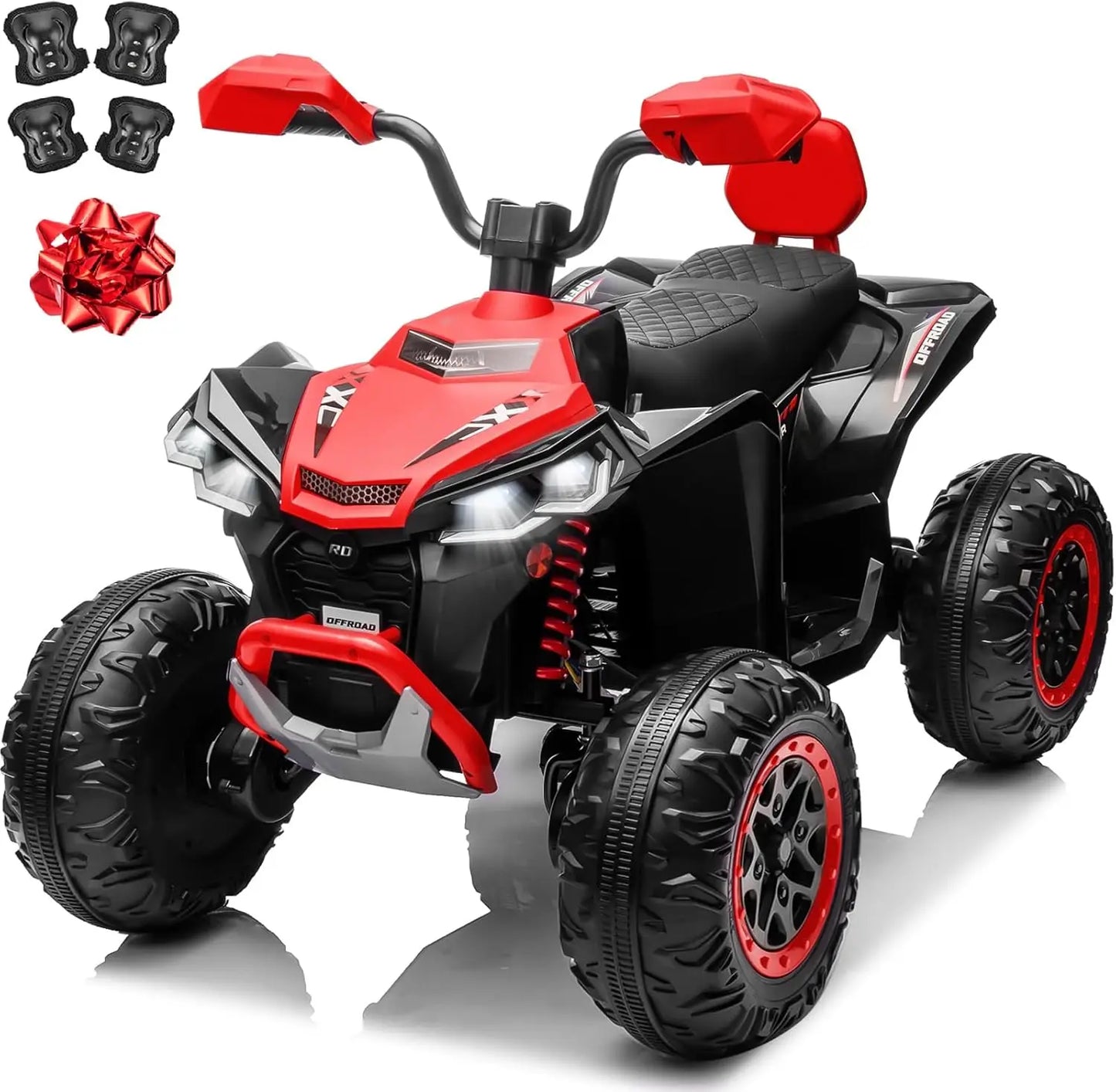 24V 4WD 2-Seater Ride-On ATV | 4×200W Motors | Kids Rider