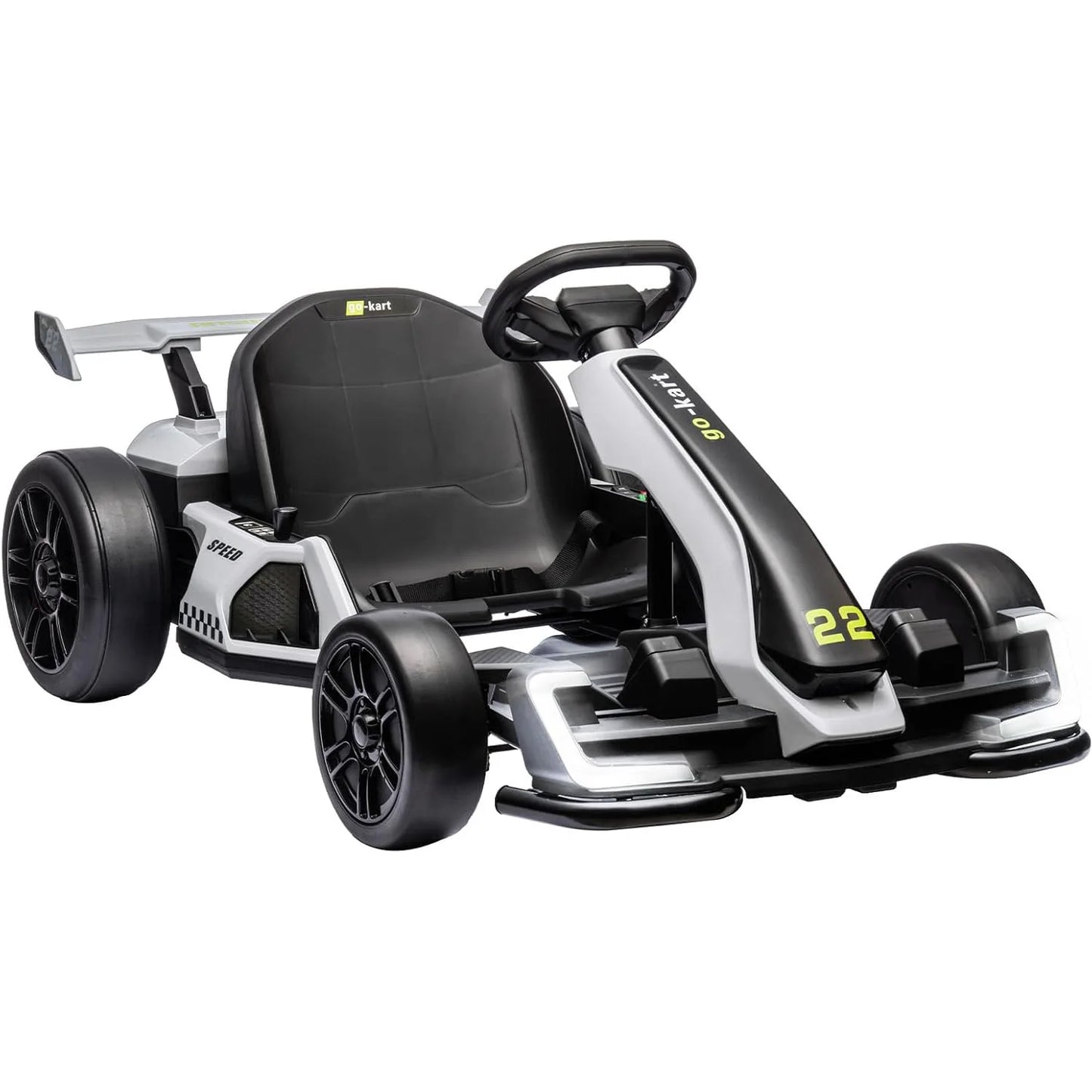 24V Kids Drift Kart 300W Powerful Motor w/ Sport Modes & EVA Tires