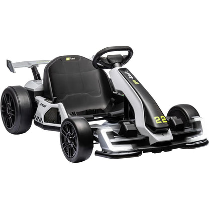 24V Kids Drift Kart 300W Powerful Motor w/ Sport Modes & EVA Tires