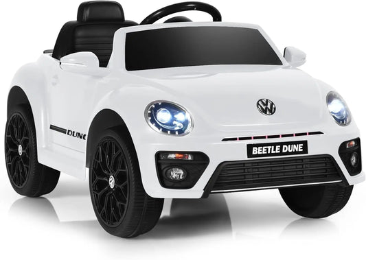 Volkswagen Beetle 12V Kids Ride-On Car w/ Remote | 1-Seater