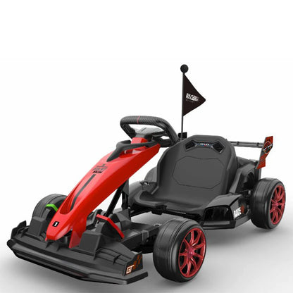 Go Kart for Kids - 24V Drift Cart with 300W Motors, EVA Tires & Parent-Safety