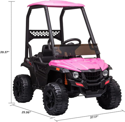 12V Kids Dump Truck Ride-On with Sun Shade & Remote | Kids Rider