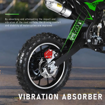 49cc Mini Kids Dirt Bike 2-Stroke Gas Motorcycle W/ Off-Rode Tire Up To 25 MPH
