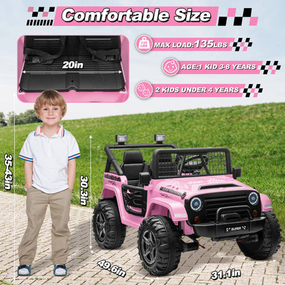 24V 800W 2-Seater Ride-On Truck | 4WD/2WD | Kids Rider