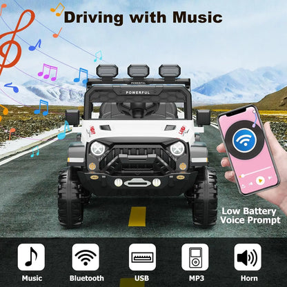 24V 6-Wheel 4WD Kids Ride-On Car with Remote | Kids Rider(Age : 3-14 Years)