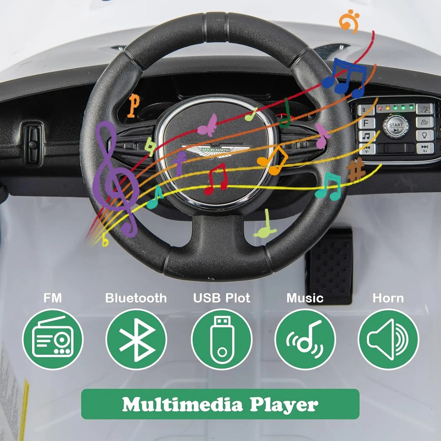 Aston Martin DBX 12V Kids Ride-On Car w/ Remote | 1-Seater