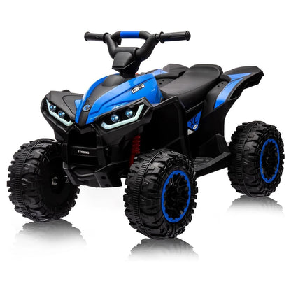 12V Kids Ride-On ATV w/ Remote, Lights & Music | Battery Powered Quad for Kids(Ages: 3-8Y)