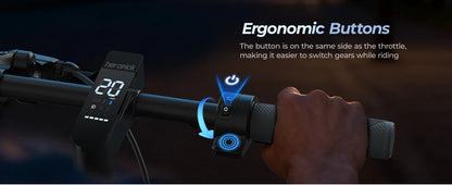 E8-10 Foldable Electric Scooter for Adults | 20 MPH & 40-Mile Range |1000W Peak | Kids Rider