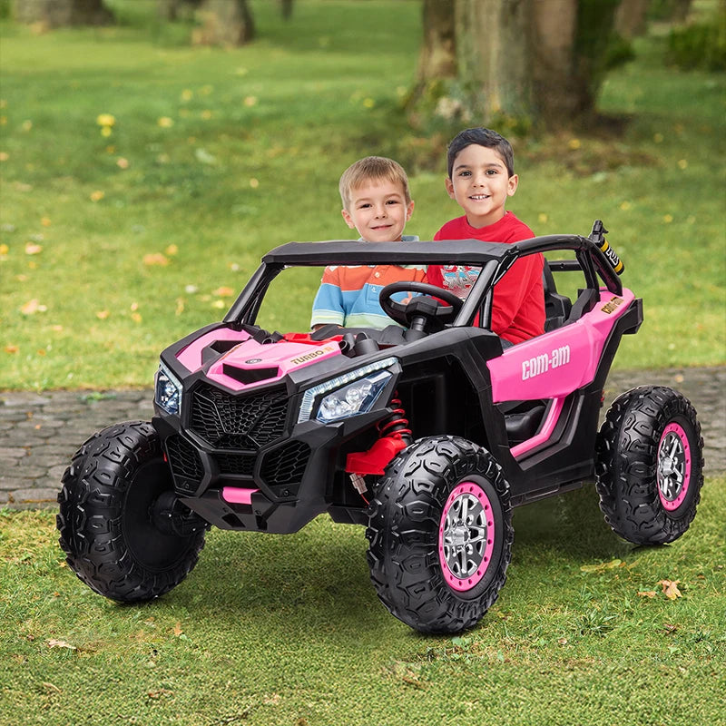 24V Kids Electric Ride-On UTV - Remote Control Off-Road Car for Ages 3-12
