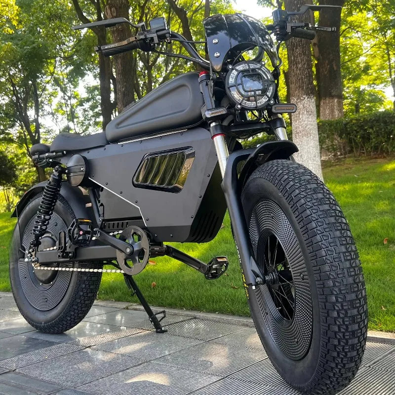 RS 3000W Electric Off-Road Bike | 60V 50Ah Fat Tire E-Bike