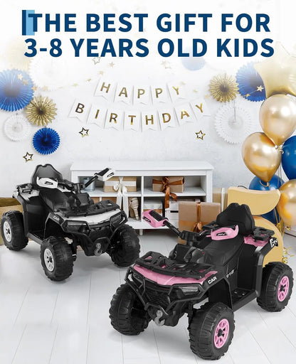 12V Kids Ride-on Electric ATV with Dual 45W Motors & Remote (Age: 3 - 9Y)