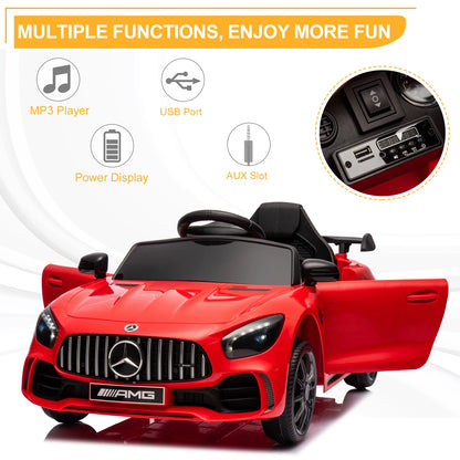 LEADZM Dual Drive Mercedes-Benz 12V Kids Ride-On Sports Car w/ Remote | 1-Seater