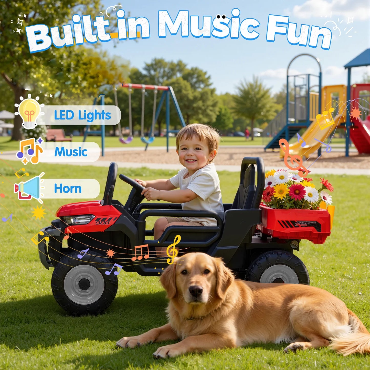 24V Kids Ride-On Dump Truck 400W w/ Remote & Electric Bed | Kids Rider