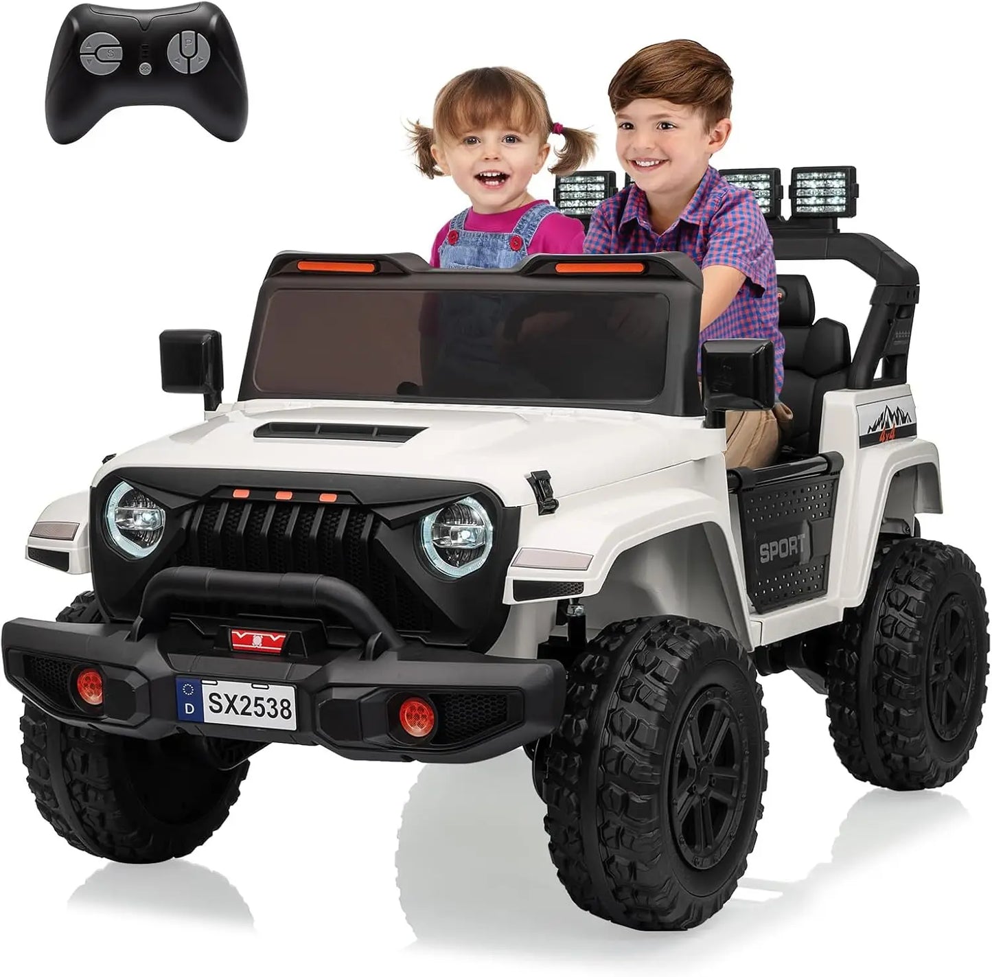 24V Kids Ride-On Truck | 4×200W Motors, 2 Seater & Remote | Kids Rider