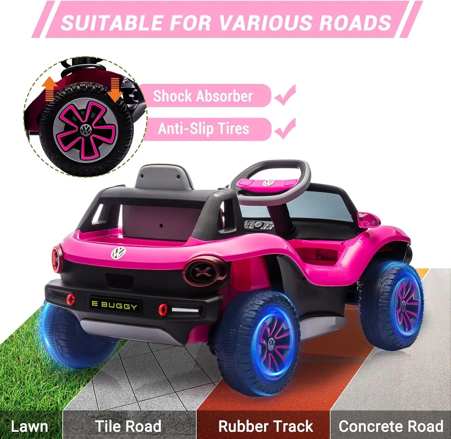 12V Licensed Ride-On Car for Kids w/Parent Remote Control | Perfect birthday & Christmas gift. Free shipping!