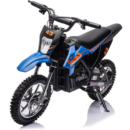 36V 500W Kids Electric Dirt Bike w/ Dual Brakes | Off-Road Motorcycle for Big Kids(6-16Y)