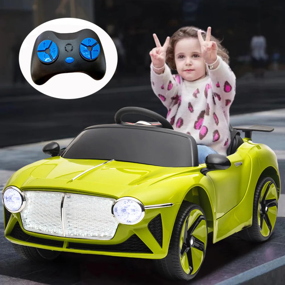 12V Kids Ride-On Car w/ Remote & PU Seat | 1-Seater