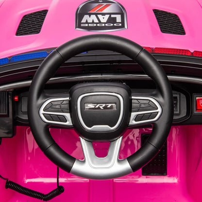 🚔 Dodge Charger 12V Kids Ride-On Police Car w/ Remote & Lights