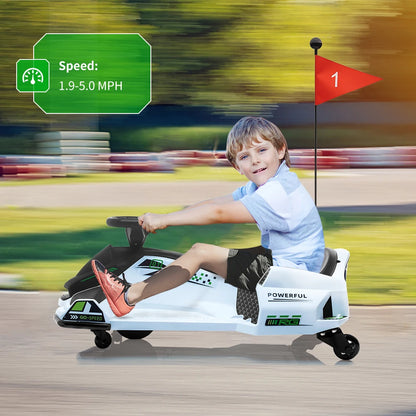 12V Kids Drifting Electric Go Kart with 45W Powerful Motor | Perfect Gift for Kids