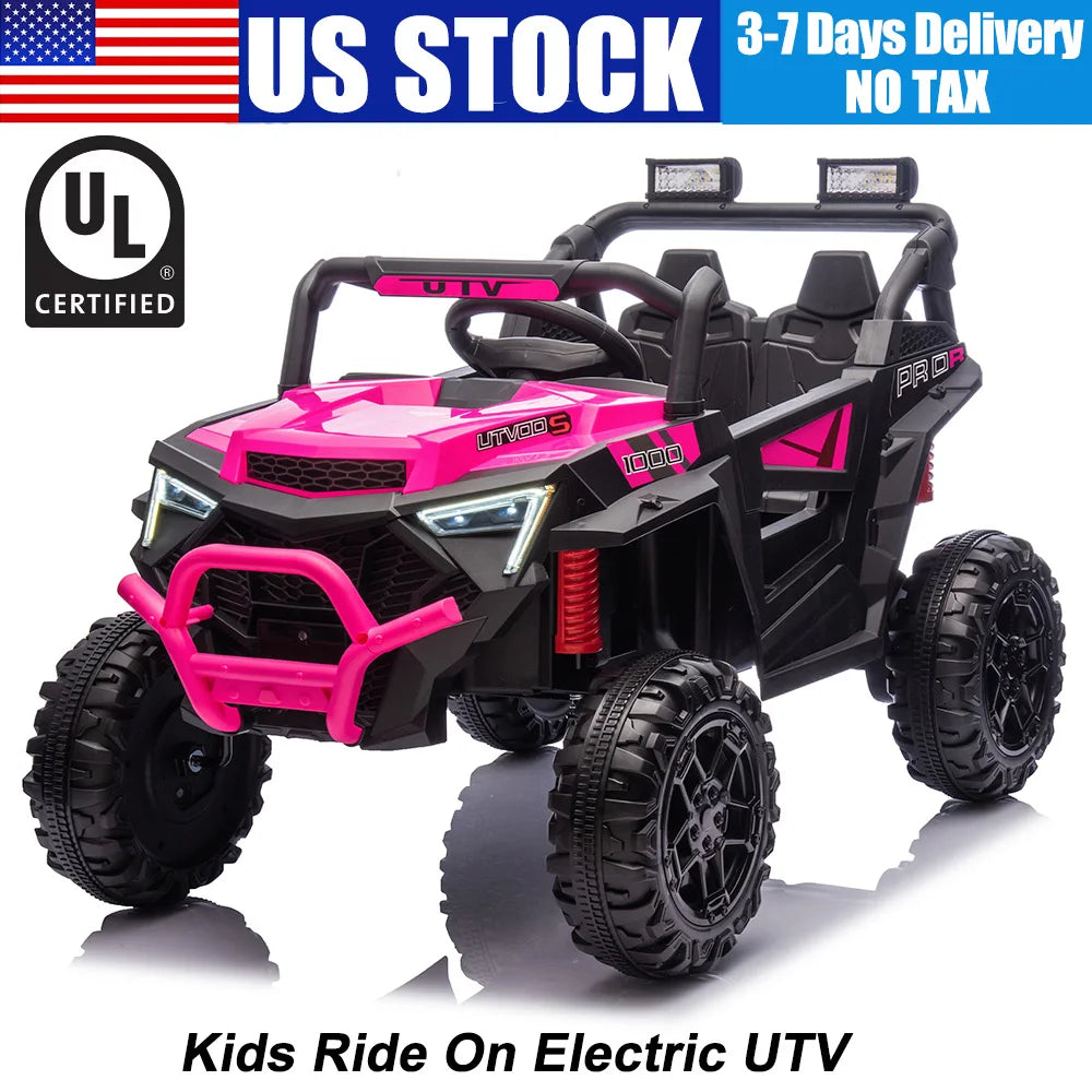 24V 2-Seater Kids Ride-On UTV w/ Parent Remote |  2 x 200W Powerful Motor (Age: 4 to 15 years)