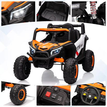 12V Beach Buggy Rambler Electric kids ride on car by Kids Rider  - 4 Wheel Drive Electric with 4 Spring Suspension for Ages 3-10 Years