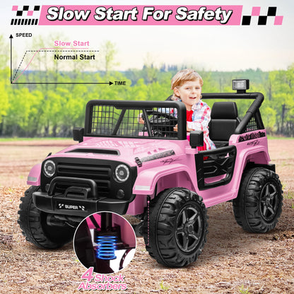 24V 800W 2-Seater Ride-On Truck | 4WD/2WD | Kids Rider