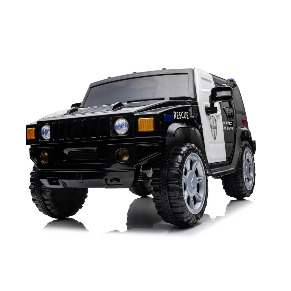 12V 4WD Kids Ride-On Car w/ Remote, Leather Seat & LED | 1-Seater