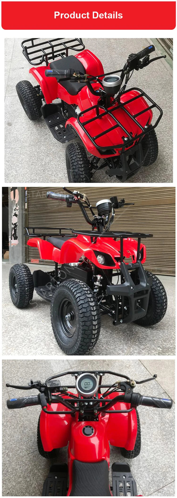 Newest 2026 48V Electric Mini Quad ATV 4-Wheeler for Big Kids & Adults | Top Selling