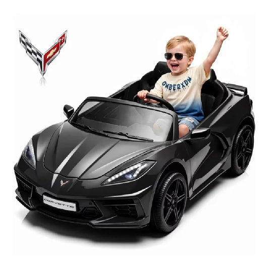 Licensed Corvette 24V 4WD 2-Seater Ride-On Car | 4x200W Powerful Motors
