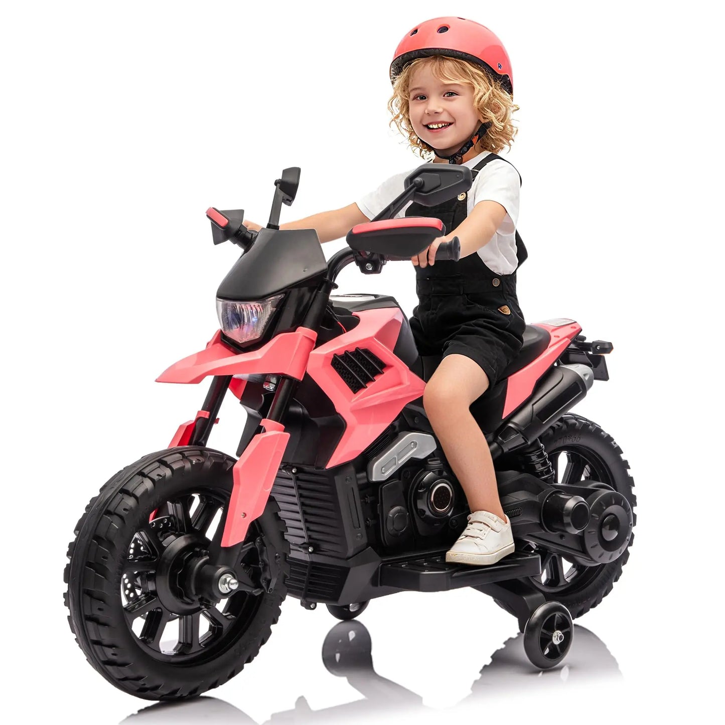 6V Electric Ride-On Motorcycle for Toddlers | Training Wheels | Kids Rider